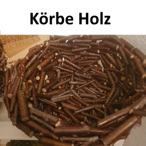 Körbchen aus Aststücken