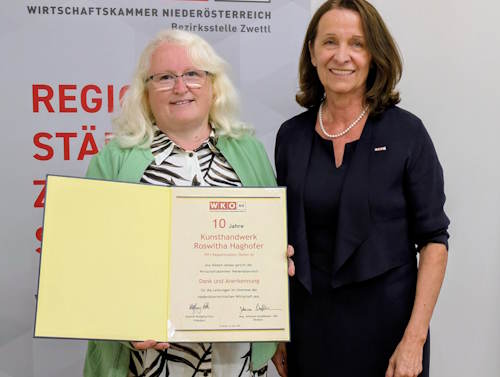 Roswitha Haghofer und Anne Blauensteiner